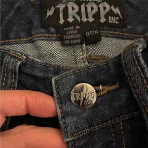 Tripp NYC Men's Dark Blue Skinny Jeans